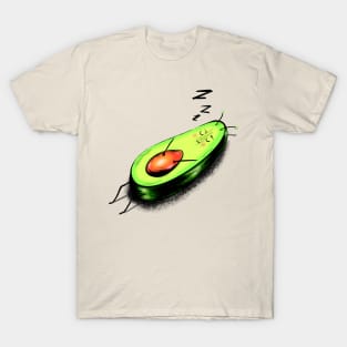 Funny Happy Sleepy Avocado Alien - Proste Keto Diet - Keto Mama - Low Carb T-Shirt
